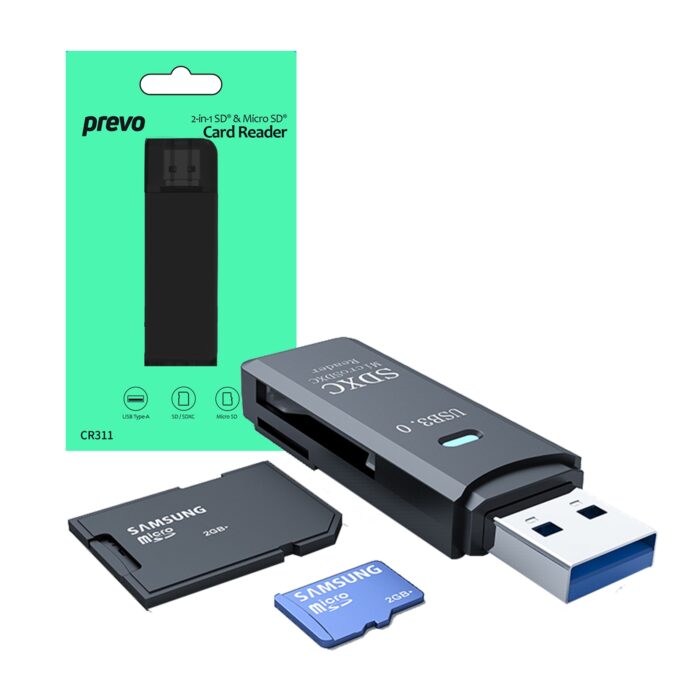 Prevo CR311 USB 3.0 Card Reader