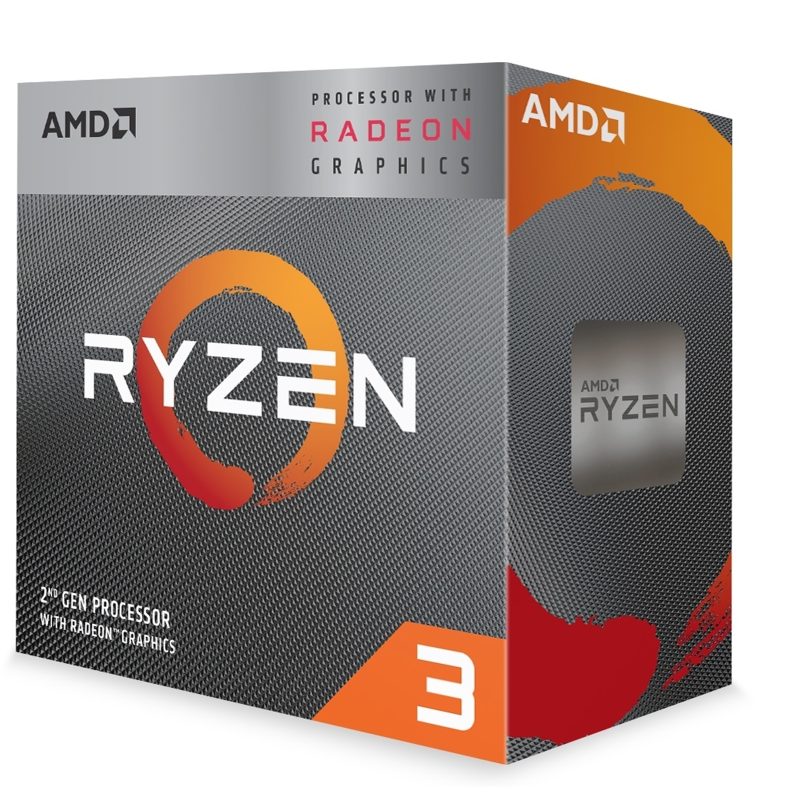 AMD Ryzen 3 3200G with Radeon Vega 8 Graphics and Wraith Stealth Cooler 3.6Ghz Quad Core AM4 Overclockable Processor