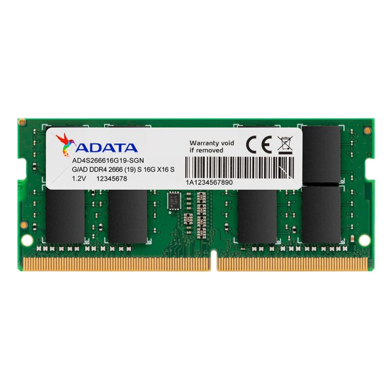 Adata Premier DDR4 2666MHz 16GB (1 x 16GB) SODIMM System Memory