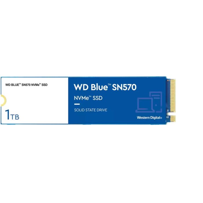 WD Blue SN570 (WDS100T3B0C) 1TB NVMe M.2 Interface