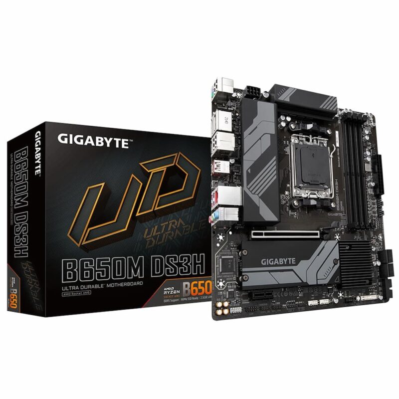 Gigabyte B650M DS3H DDR4 AMD AM5 Micro-ATX Motherboard