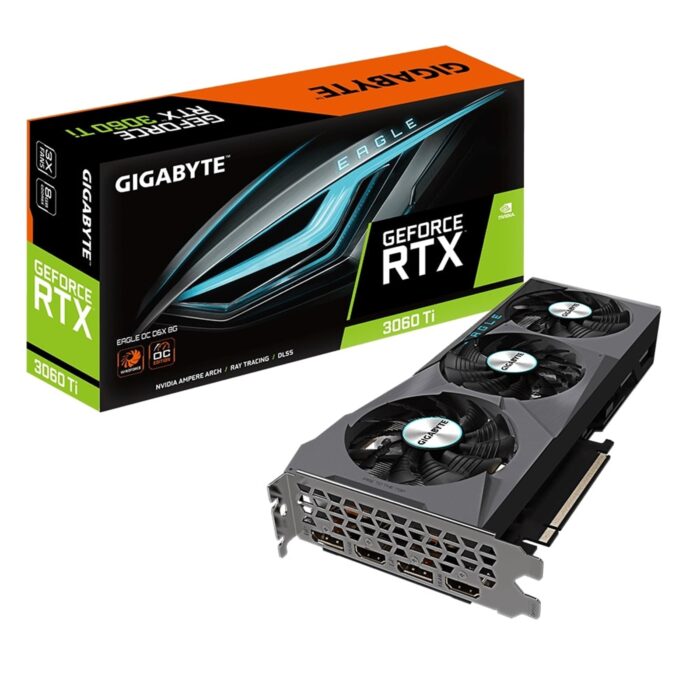 Gigabyte Nvidia GeForce RTX 3060 Ti EAGLE OC D6X 8G Graphics Card